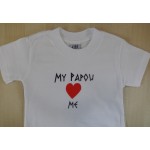 My Yiayia and Papou LOVE Me - Youth Greek T Shirt 